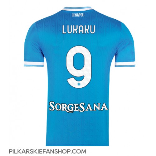 Koszulka piłkarska SSC Napoli Romelu Lukaku #9 Strój Domowy 2025-26 tanio Krótki Rękaw Koszulka piłkarska SSC Napoli Romelu Lukaku #9 Strój Domowy 2025-26 tanio Krótki Rękaw